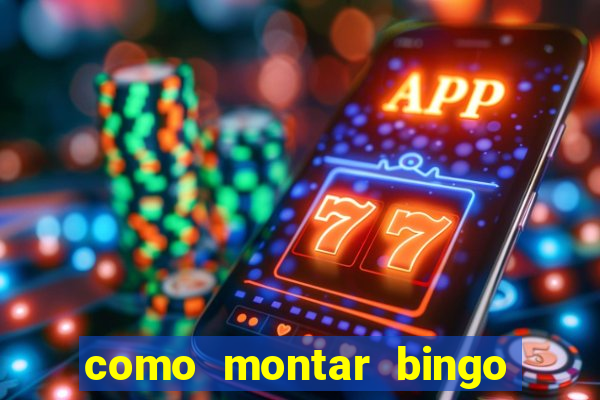 como montar bingo brinquedos toia